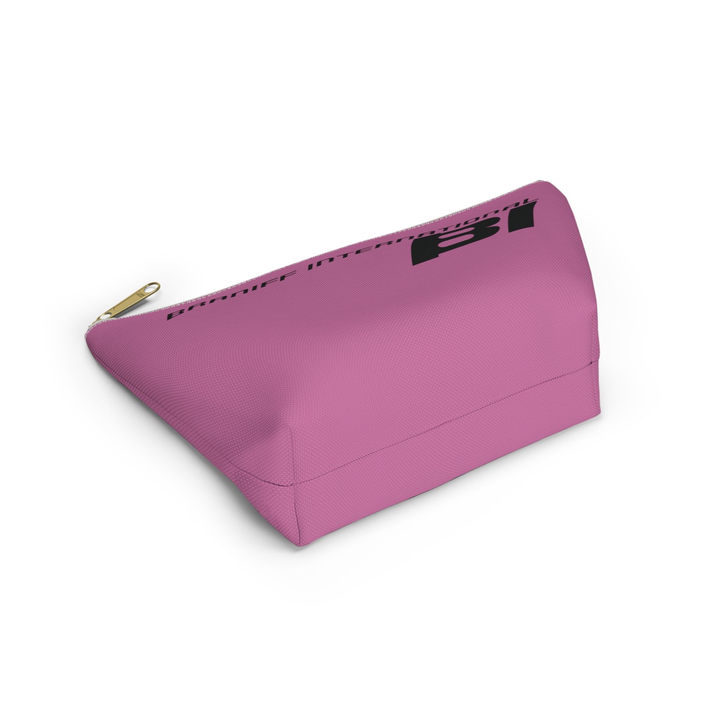 Braniff End of the Plain Bag Accessory Toiletry Makeup Travel Pouch Luggage with T-bottom Pink
