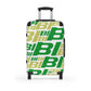 Braniff Ultra Space Jet Luggage Suitcase BI Logo Multi Two Tone 1971