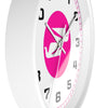Wall Clock Braniff Boeing 727 Bulkhead with Bluebird of Happiness Pink