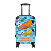 Braniff Luggage Suitcase EOTPP End of the Plain Plane Boeing 727 Fleet on BI Square Logo 1966