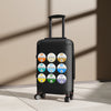 Braniff Luggage Suitcase EOTPP End of the Plain Plane BAC One-11 Circle Logos 1965 Multi Color