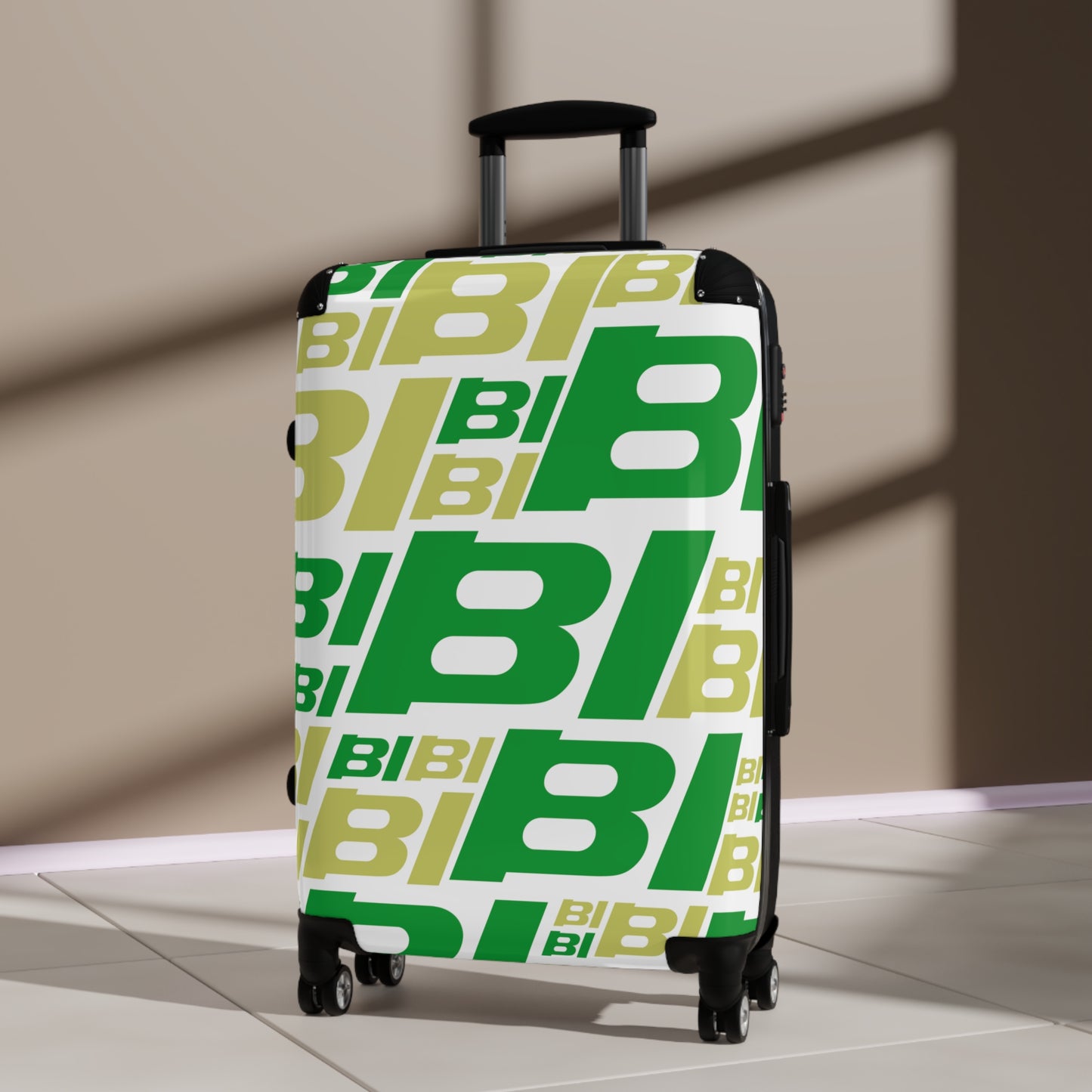 Braniff Ultra Space Jet Luggage Suitcase BI Logo Multi Two Tone 1971