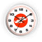 Wall Clock Braniff Boeing 727 Bulkhead with Bluebird of Happiness Red