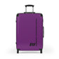 Braniff Ultra Space Jet Luggage Suitcase Braniff Alexander Girard Design End of the Plain Plane 1965 1967 Purple