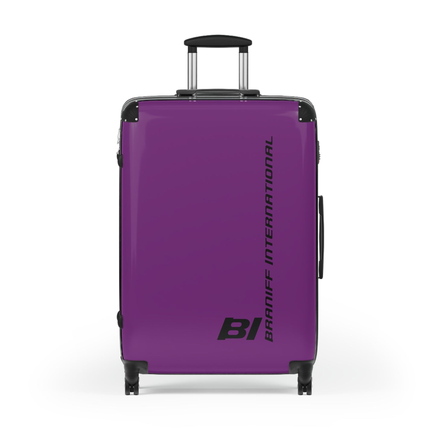 Braniff Ultra Space Jet Luggage Suitcase Braniff Alexander Girard Design End of the Plain Plane 1965 1967 Purple