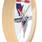 Wall Clock Braniff Lockheed L-188 Electra Jet with Route Map