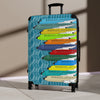 Braniff Luggage Suitcase EOTPP End of the Plain Plane Boeing 707 Fleet on BI Tiled Logo 1966