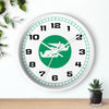 Wall Clock Braniff Boeing 727 Bulkhead with Bluebird of Happiness Green