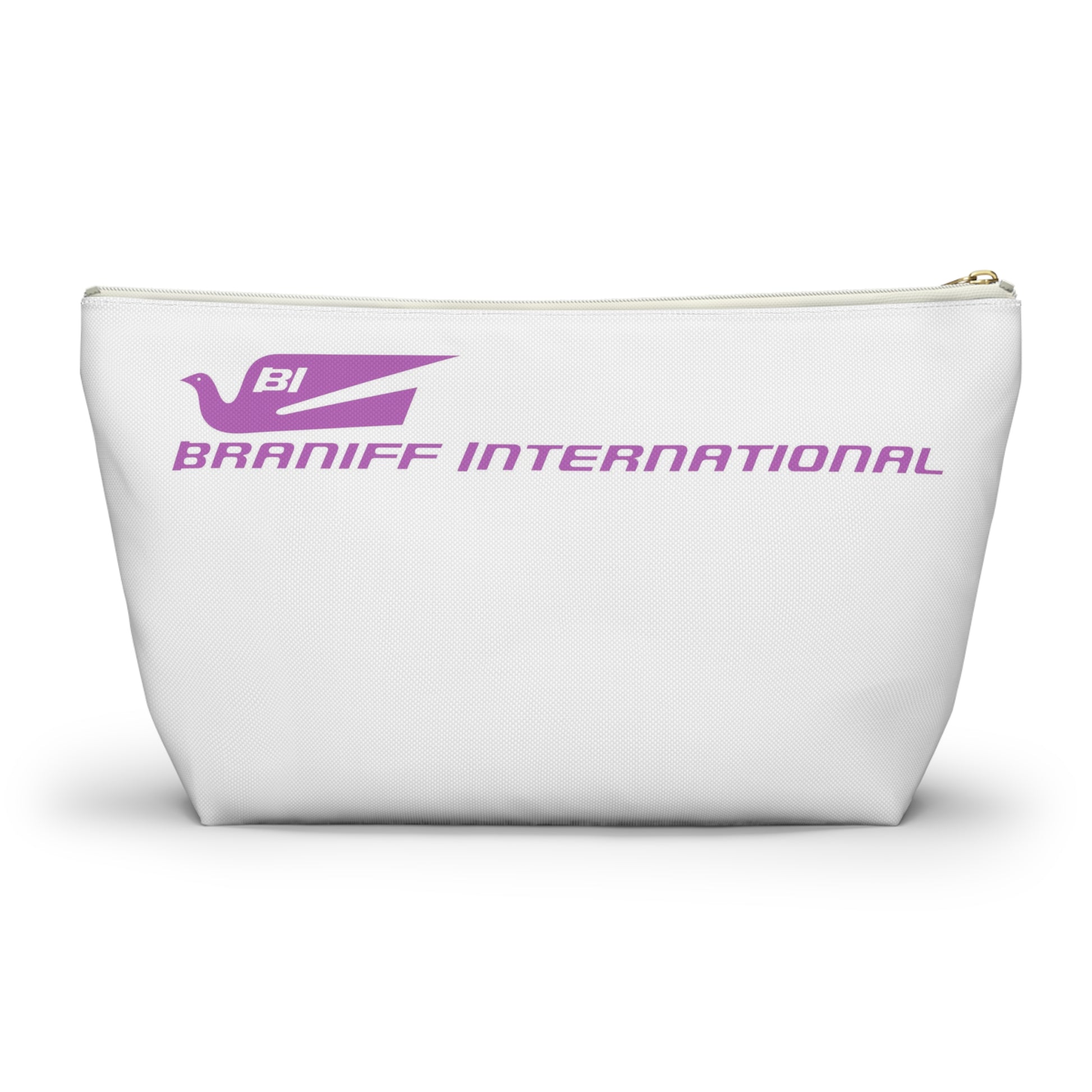 Braniff Inflight Accessory Toiletry Makeup Travel Pouch - Bluebird Inflight Luxury Bag - Braniff Boutique