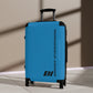 Braniff Ultra Space Jet Luggage Suitcase Braniff Alexander Girard Design End of the Plain Plane 1965 1967 New Medium Blue