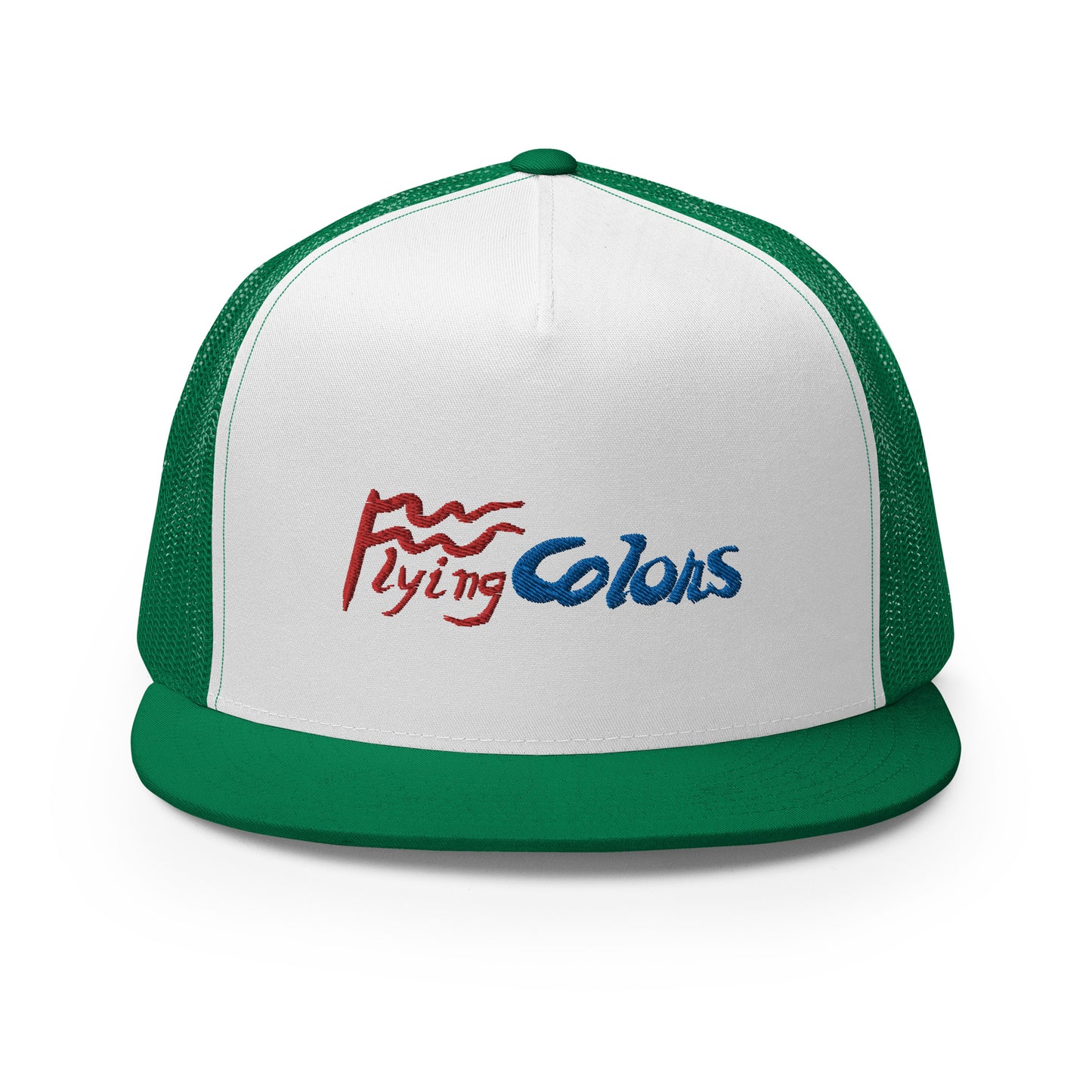 Baseball Net Back Trucker Cap Mesh Braniff Alexander Calder Design Flying Colors 1975