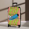 Braniff Luggage Suitcase EOTPP End of the Plain Plane Boeing 727 on Alexander Girard Strip and BI Tiled Logo 1966