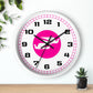 Wall Clock Braniff Boeing 727 Bulkhead with Bluebird of Happiness Pink