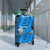Braniff Luggage Suitcase EOTPP End of the Plain Plane Boeing 727 Fleet on BI Tiled Logo 1966