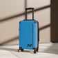 Braniff Ultra Space Jet Luggage Suitcase Braniff Alexander Girard Design End of the Plain Plane 1965 1967 New Medium Blue