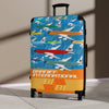 Braniff Luggage Suitcase EOTPP End of the Plain Plane Boeing 707 Fleet Jet Multi Color