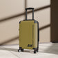 Braniff Ultra Space Jet Luggage Suitcase Braniff Alexander Girard Design End of the Plain Plane 1965 1967 Ochre