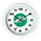 Wall Clock Braniff Boeing 727 Bulkhead with Bluebird of Happiness Green
