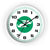 Wall Clock Braniff Boeing 727 Bulkhead with Bluebird of Happiness Green