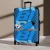 Braniff Luggage Suitcase EOTPP End of the Plain Plane Boeing 727 Fleet on BI Tiled Logo 1966