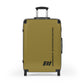 Braniff Ultra Space Jet Luggage Suitcase Braniff Alexander Girard Design End of the Plain Plane 1965 1967 Ochre