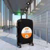 Braniff Luggage Suitcase EOTPP End of the Plain Plane Boeing 727 Circle Logo 1965 Orange