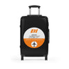 Braniff Luggage Suitcase EOTPP End of the Plain Plane Boeing 727 Circle Logo 1965 Orange