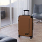 Braniff Ultra Space Jet Luggage Suitcase Braniff Alexander Girard Design End of the Plain Plane 1965 1967 Brown
