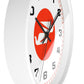 Wall Clock Braniff Boeing 727 Bulkhead with Bluebird of Happiness Red