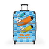 Braniff Luggage Suitcase EOTPP End of the Plain Plane Boeing 727 Fleet on BI Square Logo 1966