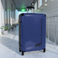 Braniff Ultra Space Jet Luggage Suitcase Braniff Alexander Girard Design End of the Plain Plane 1965 1967 New Dark Blue