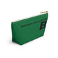 Braniff End of the Plain Bag Accessory Toiletry Makeup Travel Pouch Luggage with T-bottom Panagra Green