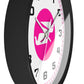 Wall Clock Braniff Boeing 727 Bulkhead with Bluebird of Happiness Pink