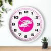 Wall Clock Braniff Boeing 727 Bulkhead with Bluebird of Happiness Pink