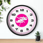 Wall Clock Braniff Boeing 727 Bulkhead with Bluebird of Happiness Pink