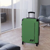 Braniff Ultra Space Jet Luggage Suitcase Braniff Alexander Girard Design End of the Plain Plane 1965 1967 Panagra Green