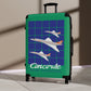 Braniff Ultra Space Jet Luggage Suitcase Concorde Green