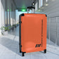 Braniff Ultra Space Jet Luggage Suitcase Braniff Alexander Girard Design End of the Plain Plane 1965 1967 Orange
