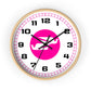 Wall Clock Braniff Boeing 727 Bulkhead with Bluebird of Happiness Pink