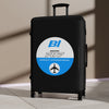 Braniff Luggage Suitcase EOTPP End of the Plain Plane Boeing 707 1965 Blue