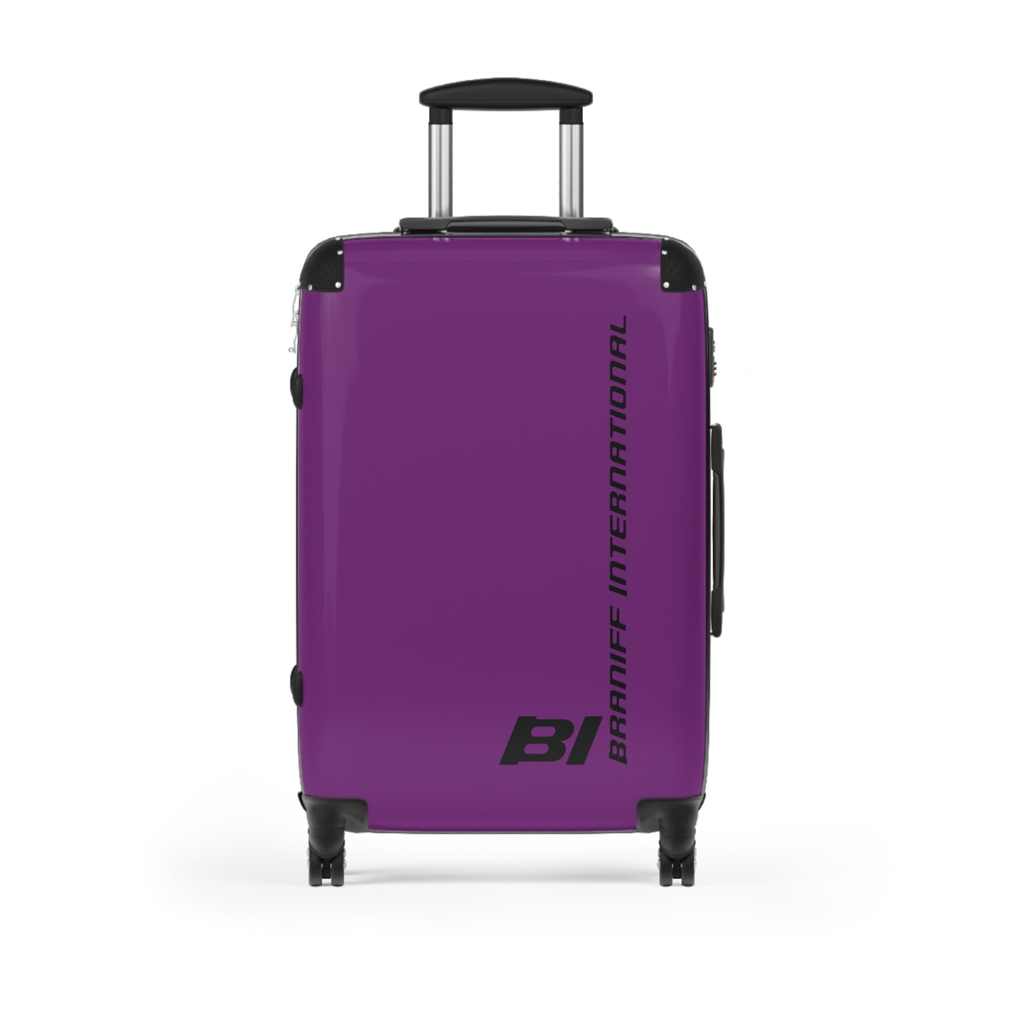 Braniff Ultra Space Jet Luggage Suitcase Braniff Alexander Girard Design End of the Plain Plane 1965 1967 Purple