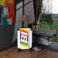 Braniff Ultra Space Jet Luggage Suitcase Braniff International BI Logo Rainbow Multi Color 1965