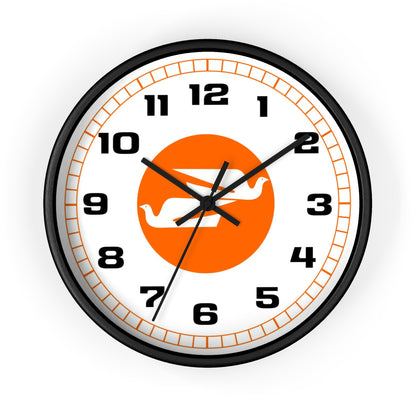 Wall Clock Braniff Boeing 727 Bulkhead with Bluebird of Happiness Orange