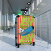 Braniff Luggage Suitcase EOTPP End of the Plain Plane Boeing 727 on Alexander Girard Strip and BI Tiled Logo 1966