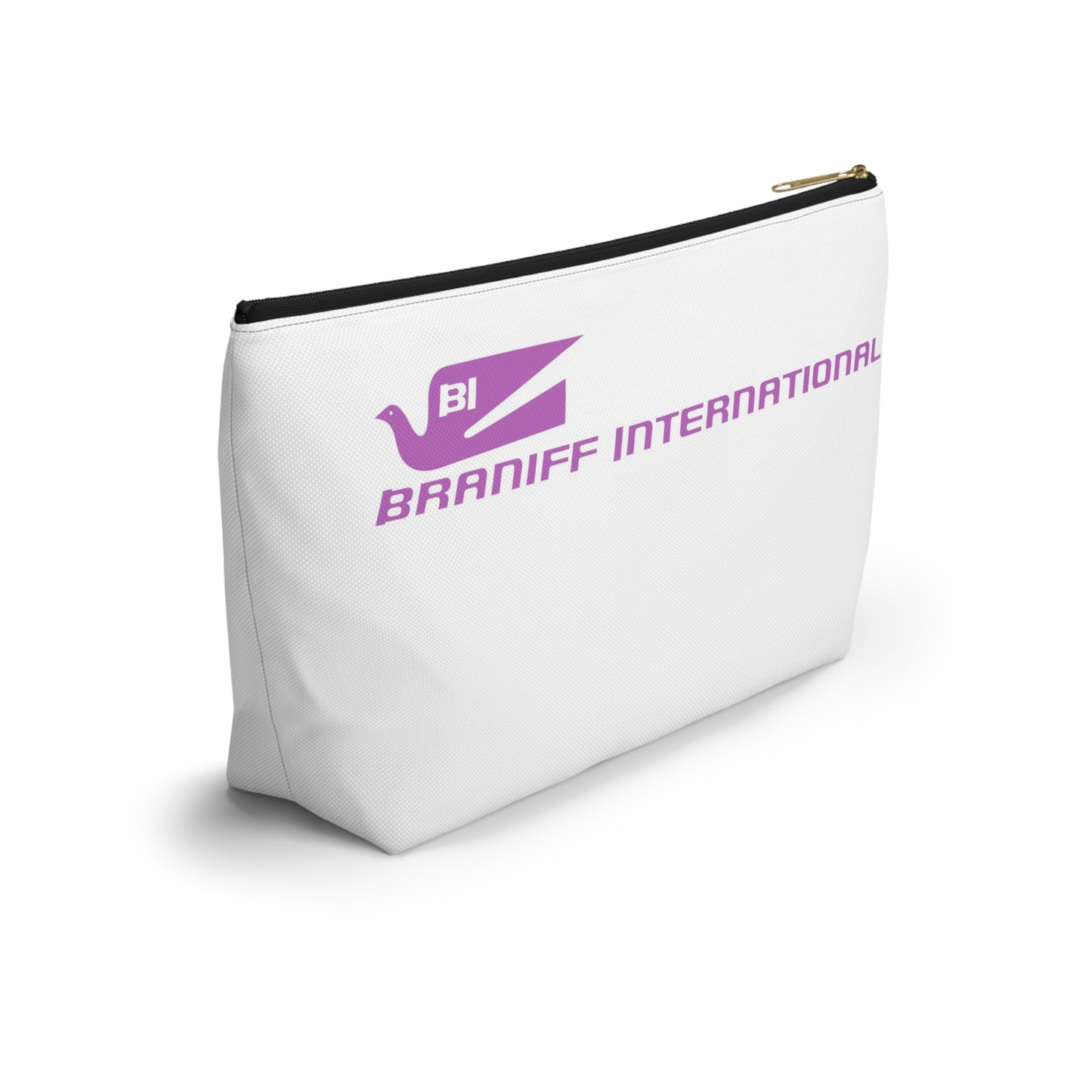 Braniff Inflight Accessory Toiletry Makeup Travel Pouch - Bluebird Inflight Luxury Bag - Braniff Boutique