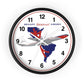 Wall Clock Braniff 707-227 El Dorado Super Jet with Route Map
