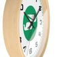 Wall Clock Braniff Boeing 727 Bulkhead with Bluebird of Happiness Green