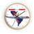 Wall Clock Braniff Lockheed L-188 Electra Jet with Route Map
