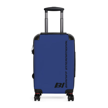 Braniff Ultra Space Jet Luggage Suitcase Braniff Alexander Girard Design End of the Plain Plane 1965 1967 New Dark Blue