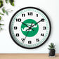 Wall Clock Braniff Boeing 727 Bulkhead with Bluebird of Happiness Green